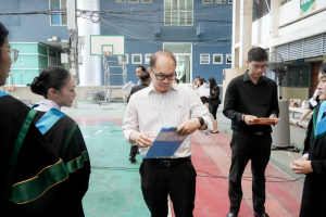 ร่วมพิธีการฝึกซ้อมใหญ่พิธีพระราชทานปริญญาบัตร ประจำปี พ.ศ. 2569